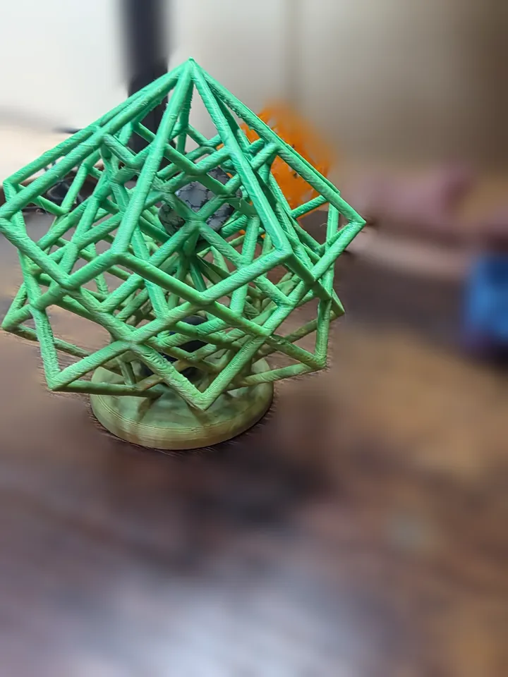 Overthinker, green. 3D printed by Foolish Form.